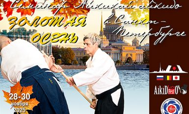 Семинар айкидо Луи Ван Тигема Сенсея в Санкт-Петербурге